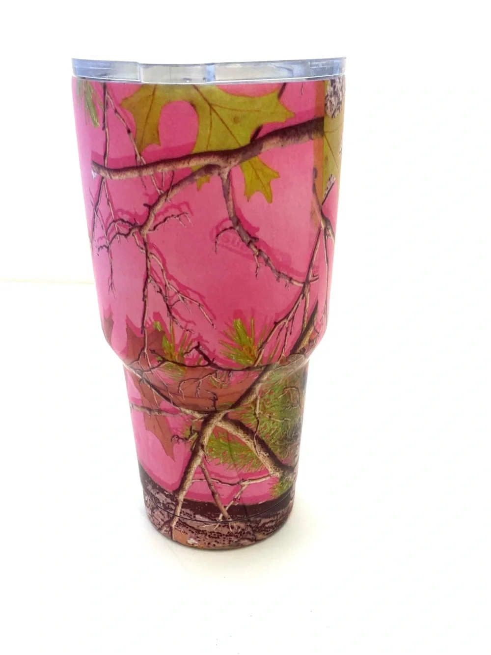 Yeti Realtree Inspired Pink Camo Design 30oz Stainless Steel Tumbler Like New
